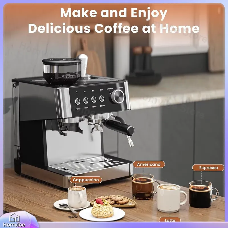 Home Bar And Coffee - Cafetera Espresso de 20 Bares con