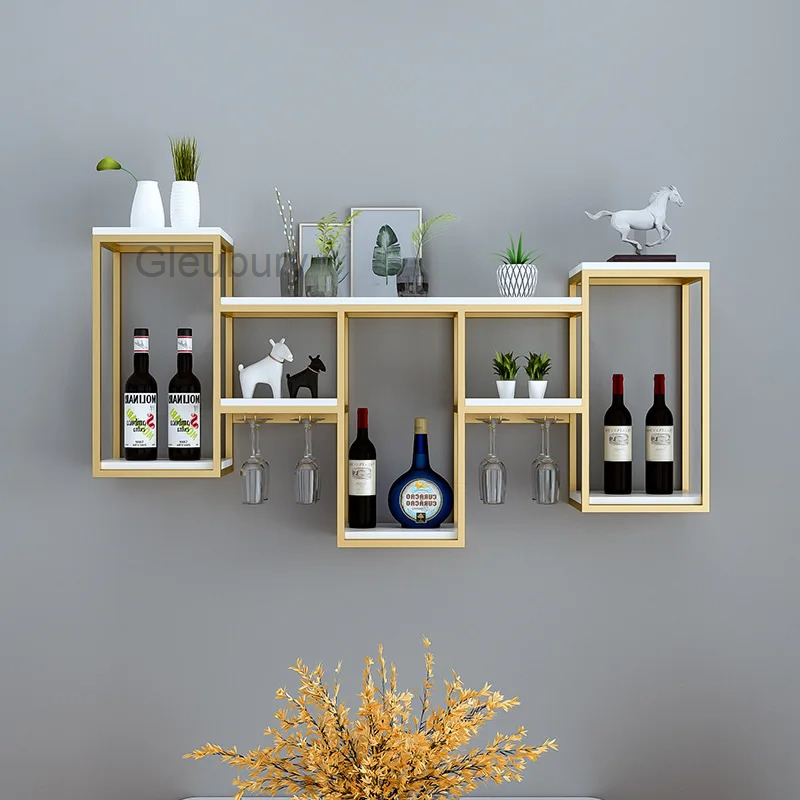 Home Bar And Counter - Balcón de Hierro Forjado Nórdico, Barra