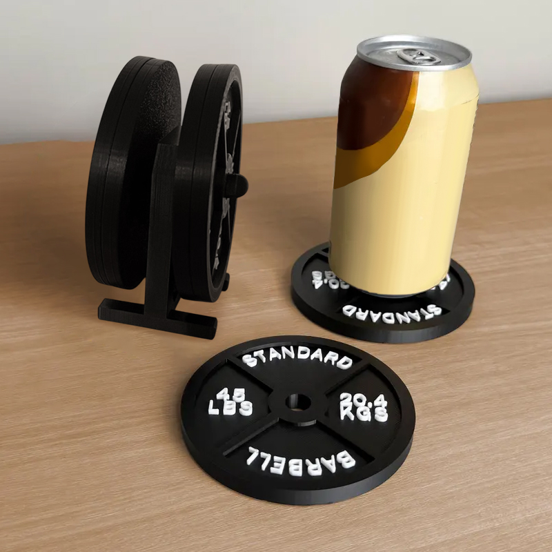 Home Bar Set - Juego de Posavasos con Soporte para