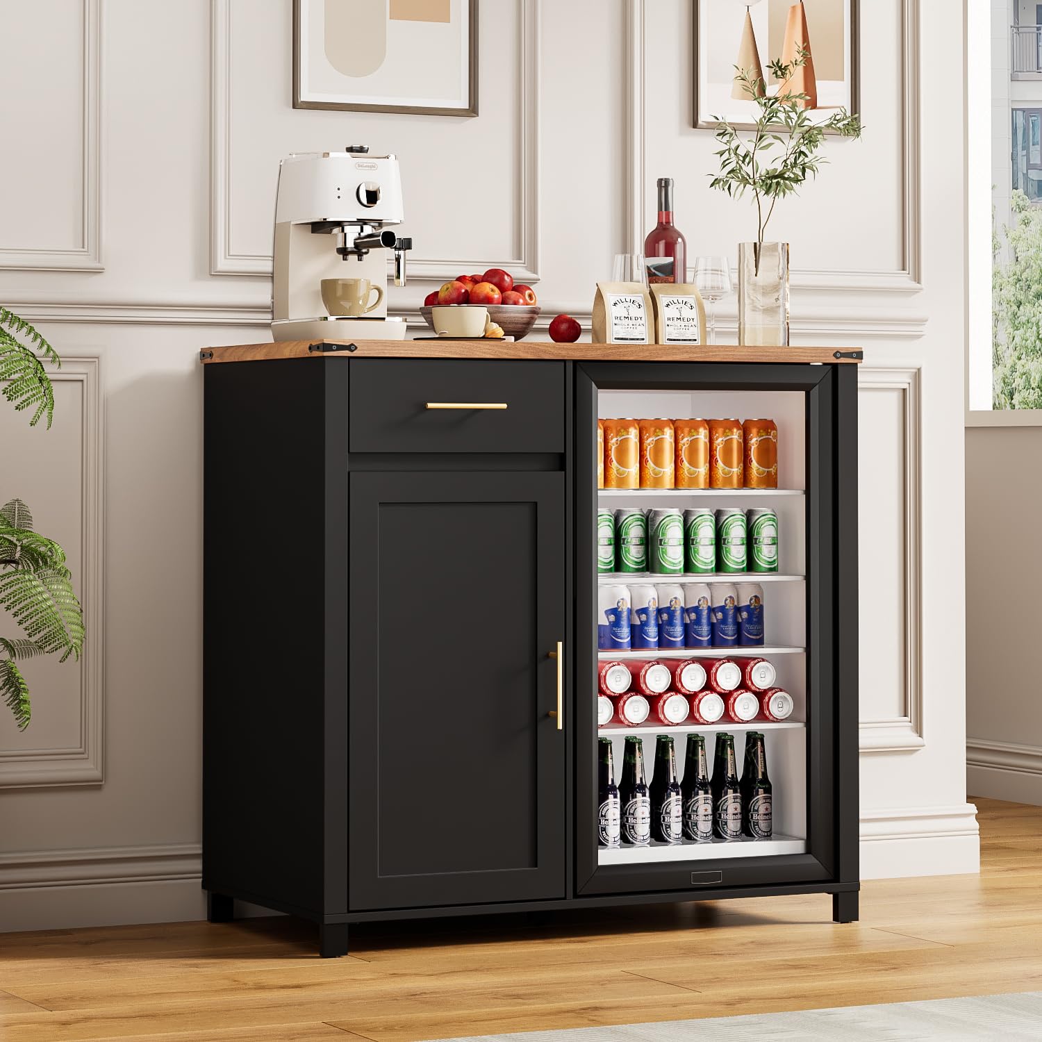 Mueble de barra de café de 39