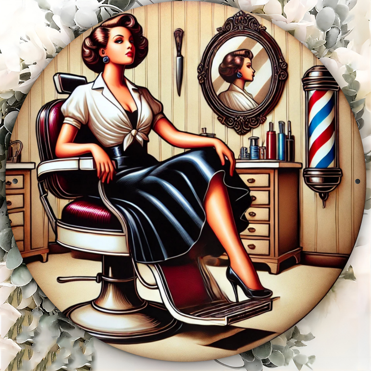 Letrero de Metal Vintage para  - Home Barber reseña y precio