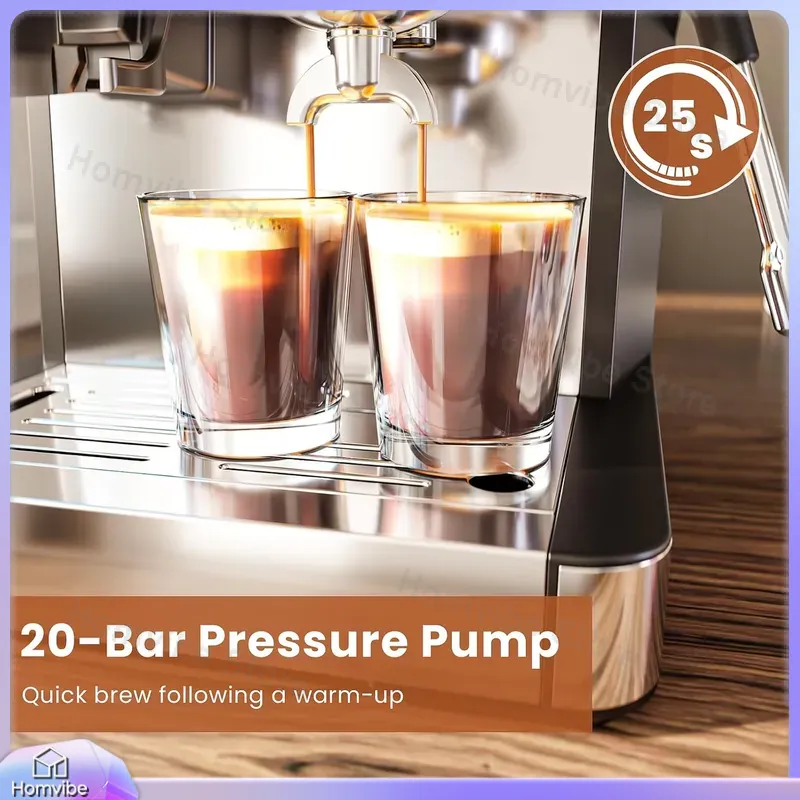 Cafetera Espresso de 20 Bares  - Home Bar And Coffee reseña y precio