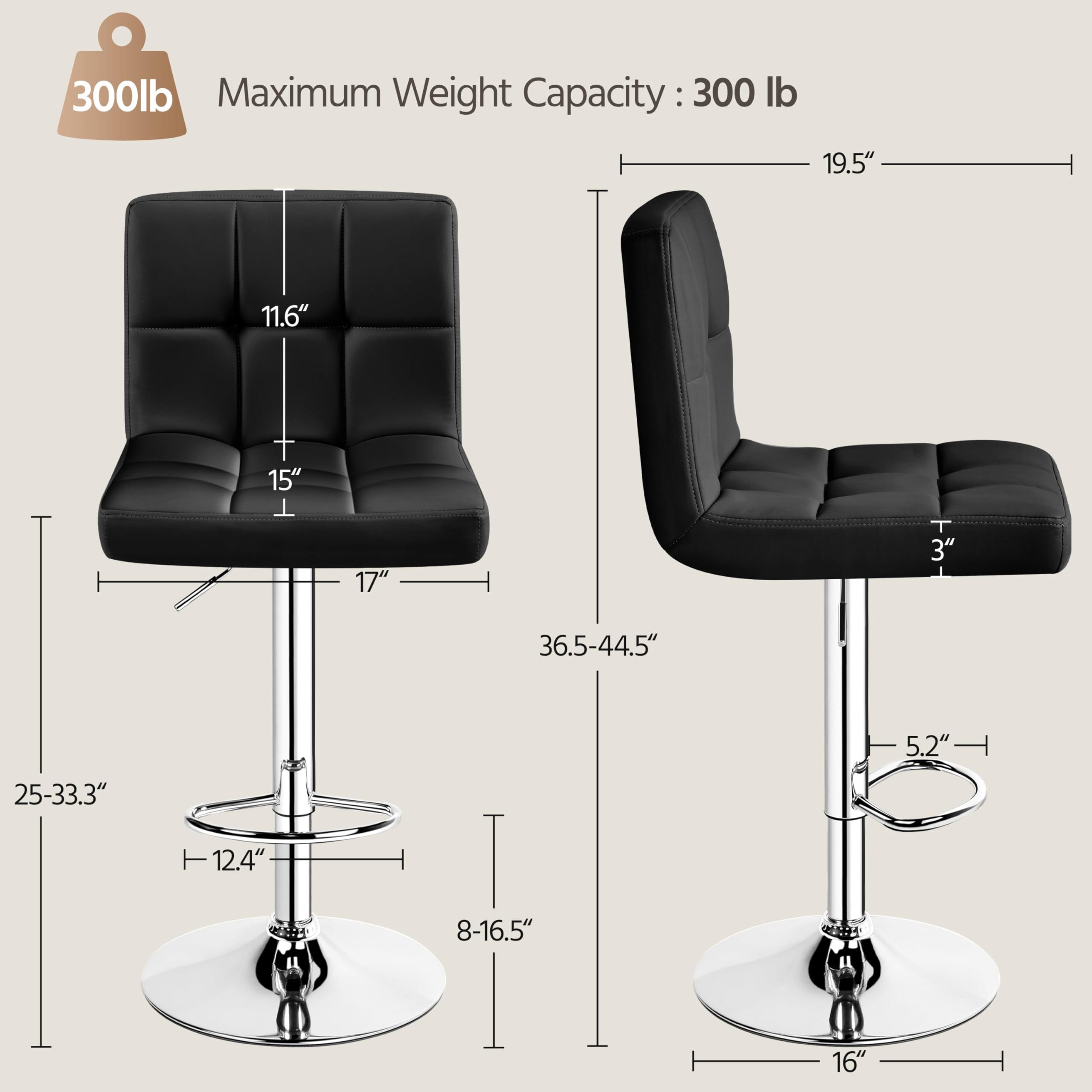 Taburetes de Bar Ajustables Mo - Home Bar Seating reseña y precio