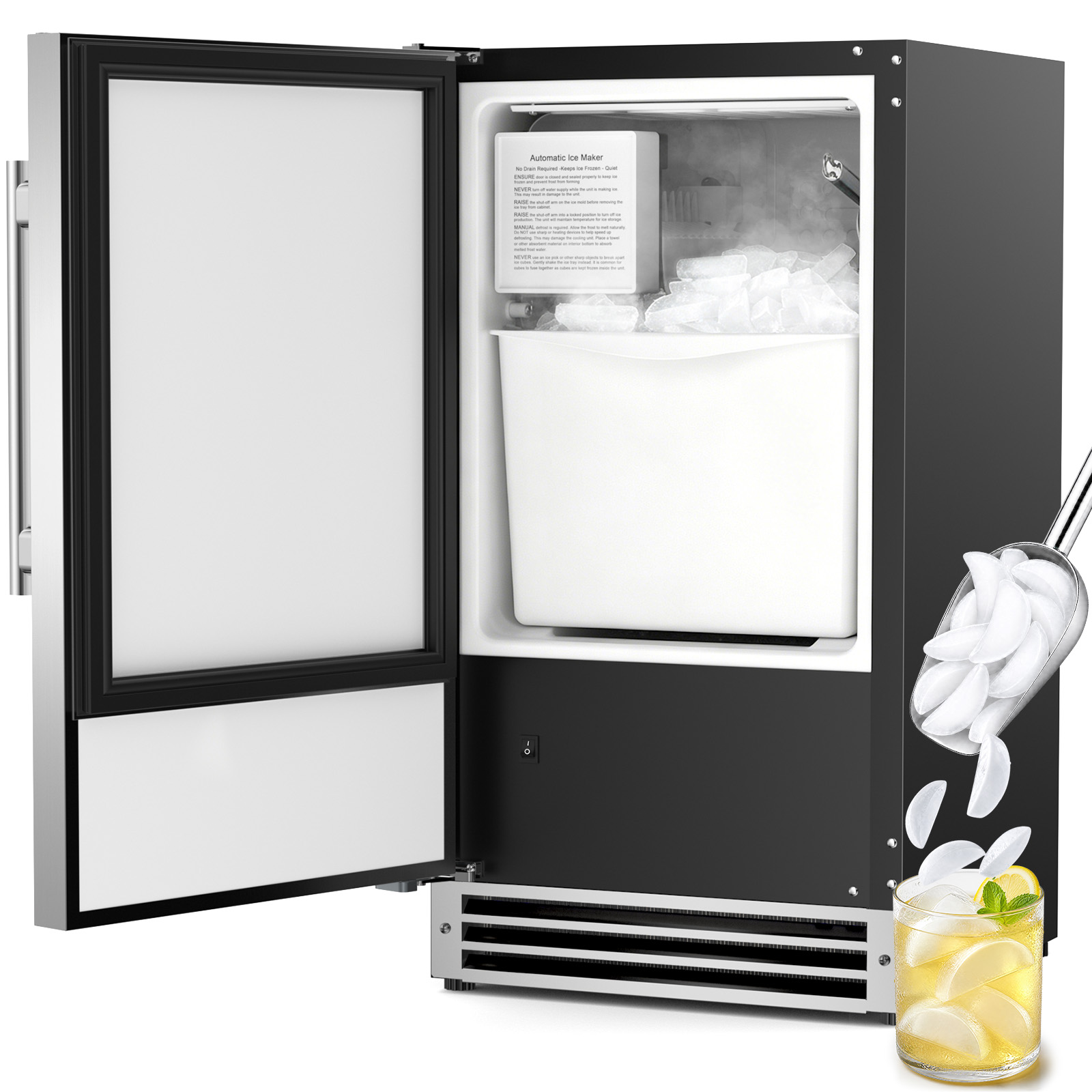 Máquina de Hielo Bajo Encimera - Home Bar And Counter reseña y precio