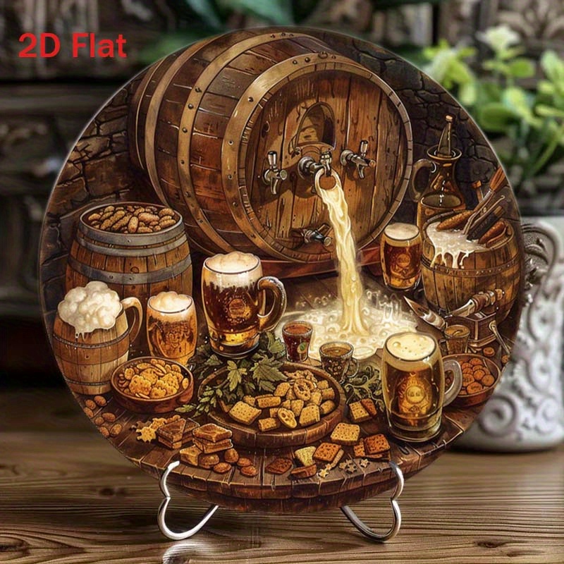 Letrero redondo de aluminio pl - Home Bar Accessories reseña y precio