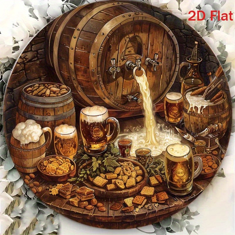 Letrero redondo de aluminio pl - Home Bar Accessories reseña y precio