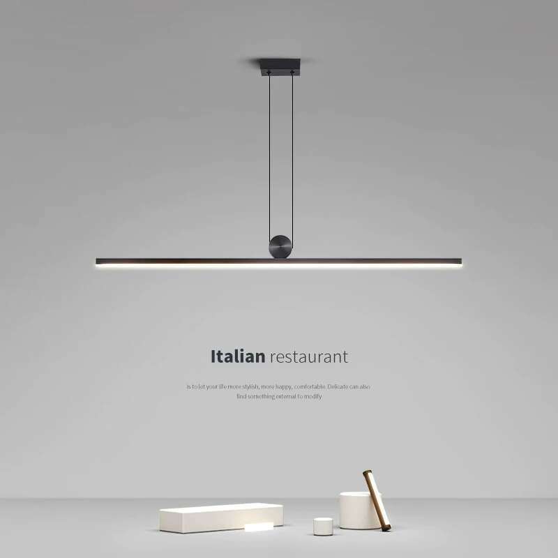 Luces colgantes largas Led neg - Home Bar Word reseña y precio
