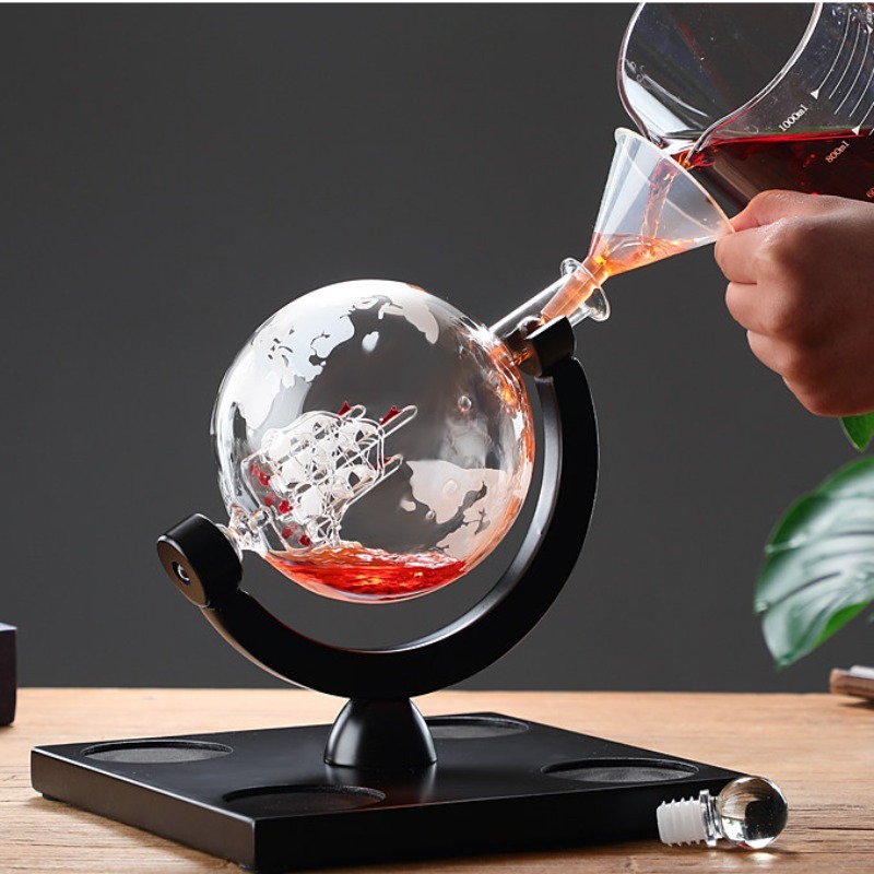 Juego de Decantador de Vino De - Home Bar Stand reseña y precio