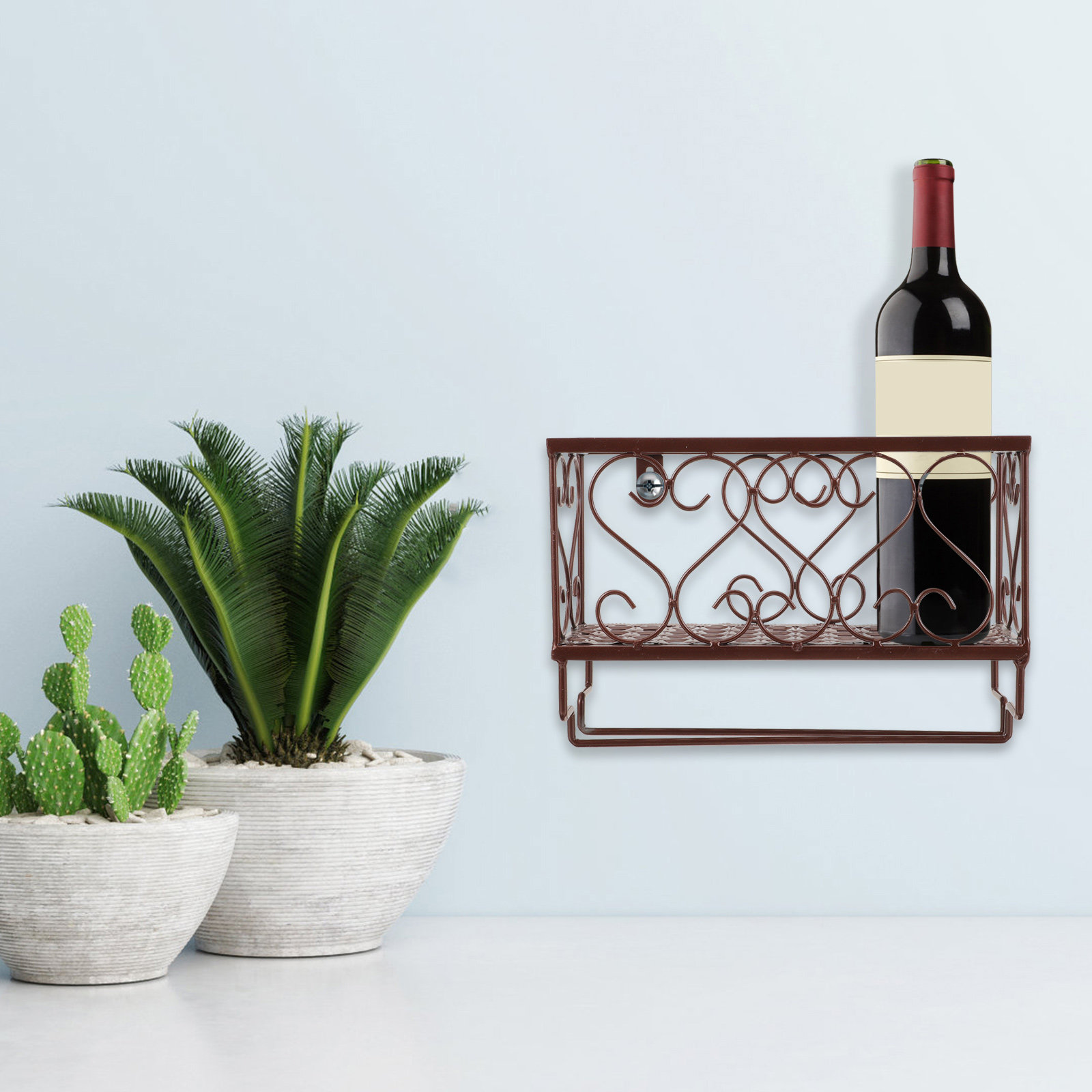 Estante de vino de pared que a - Home Bar Shelves reseña y precio
