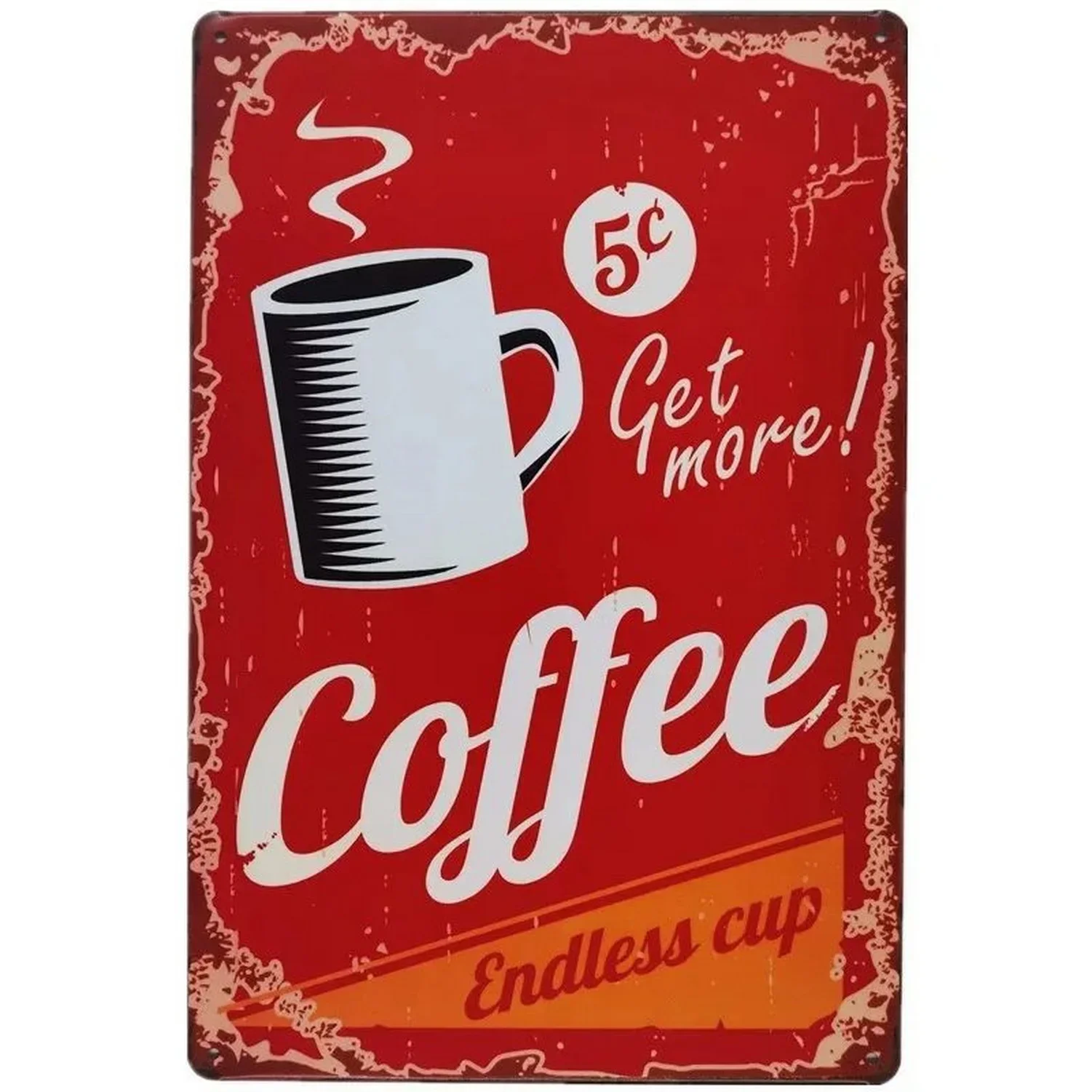Placa de Metal para decoración - Home Bar And Coffee reseña y precio