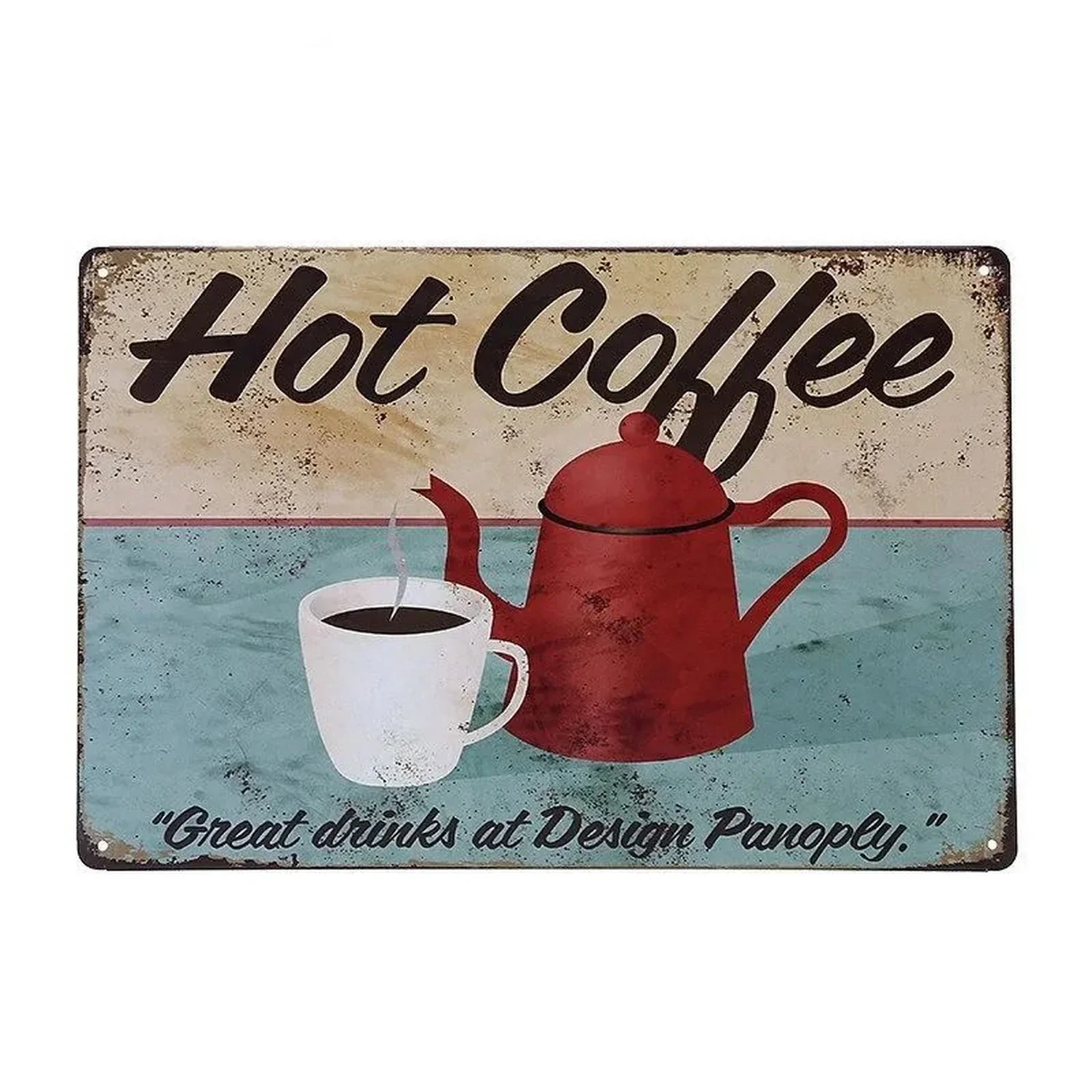 Placa de Metal para decoración - Home Bar And Coffee reseña y precio