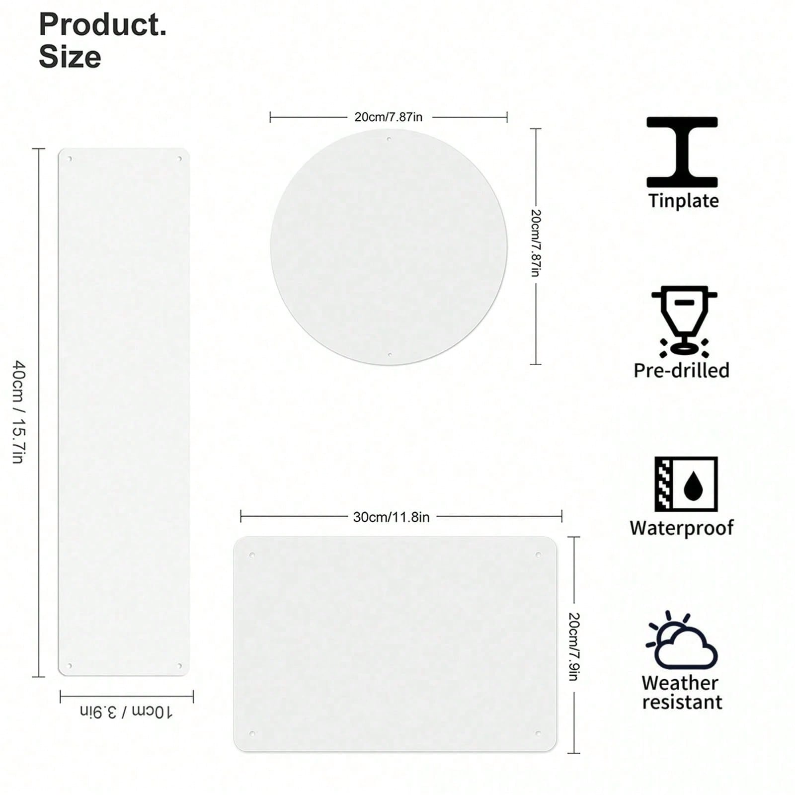 Letrero de metal 2D plano con  - Home Bar Accessories reseña y precio