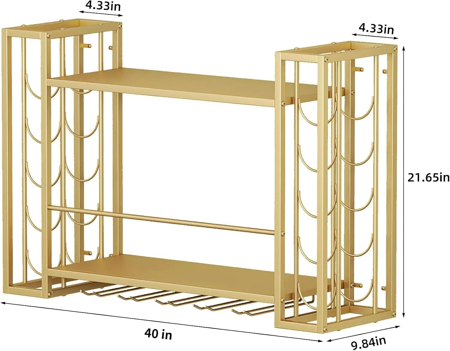 Estante para vinos montado en  - Home Bar Shelves reseña y precio